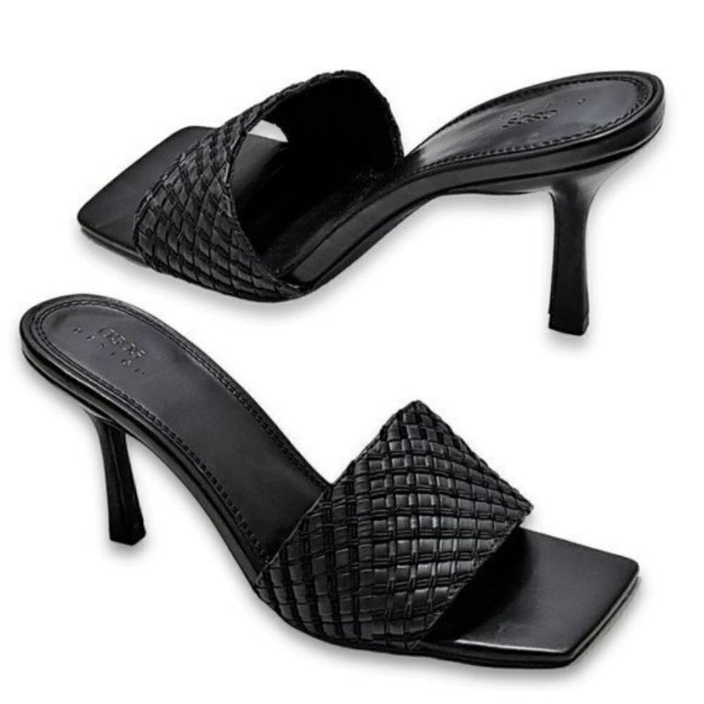 NWT ASOS Woven Slide on Sandals Heels